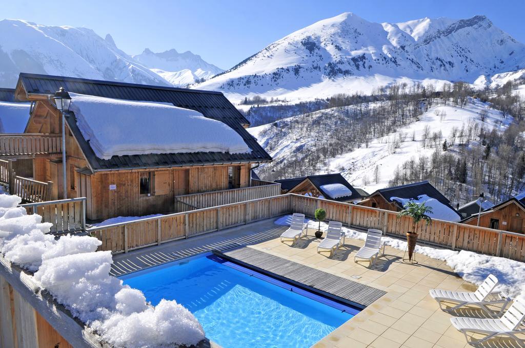 Residence Goelia Les Chalets Des Ecourts Saint-Jean-d'Arves Eksteriør billede